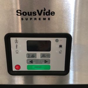 SOUS VIDE SUPREME PURCHASED 2 LAST YEAR NEVER PUT INTO SERVICE NEVER USED